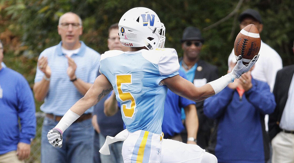 Jordan Powell finishes off a pick-six